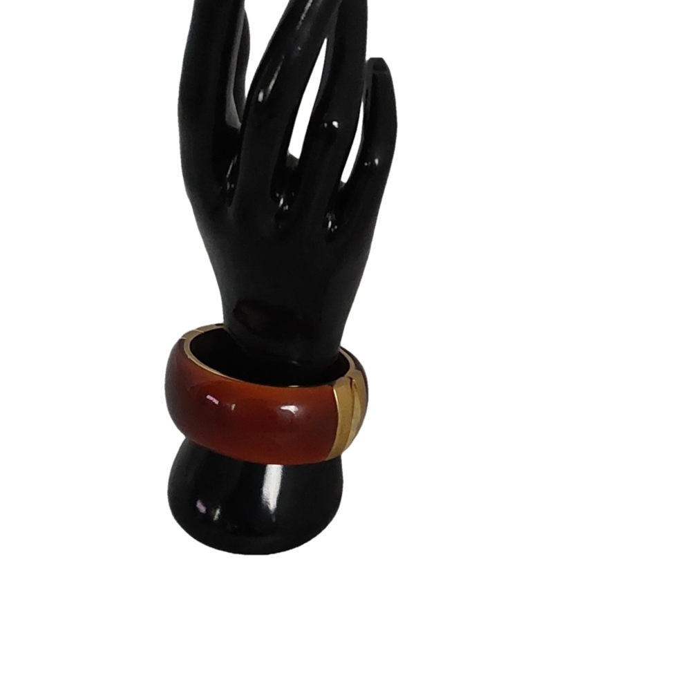 J.Crew Elegant Brown and Gold Bangle